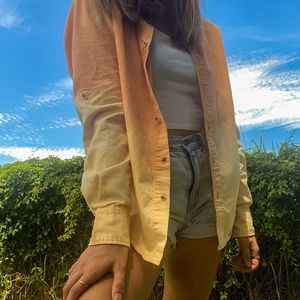 Bleach dyed Wrangler flannel